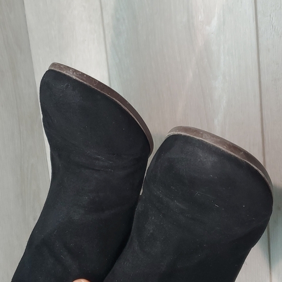 Circus by Sam Edelman Womens Suede Ankle Heels Booties shoes sz 8 - Picture 4 of 12